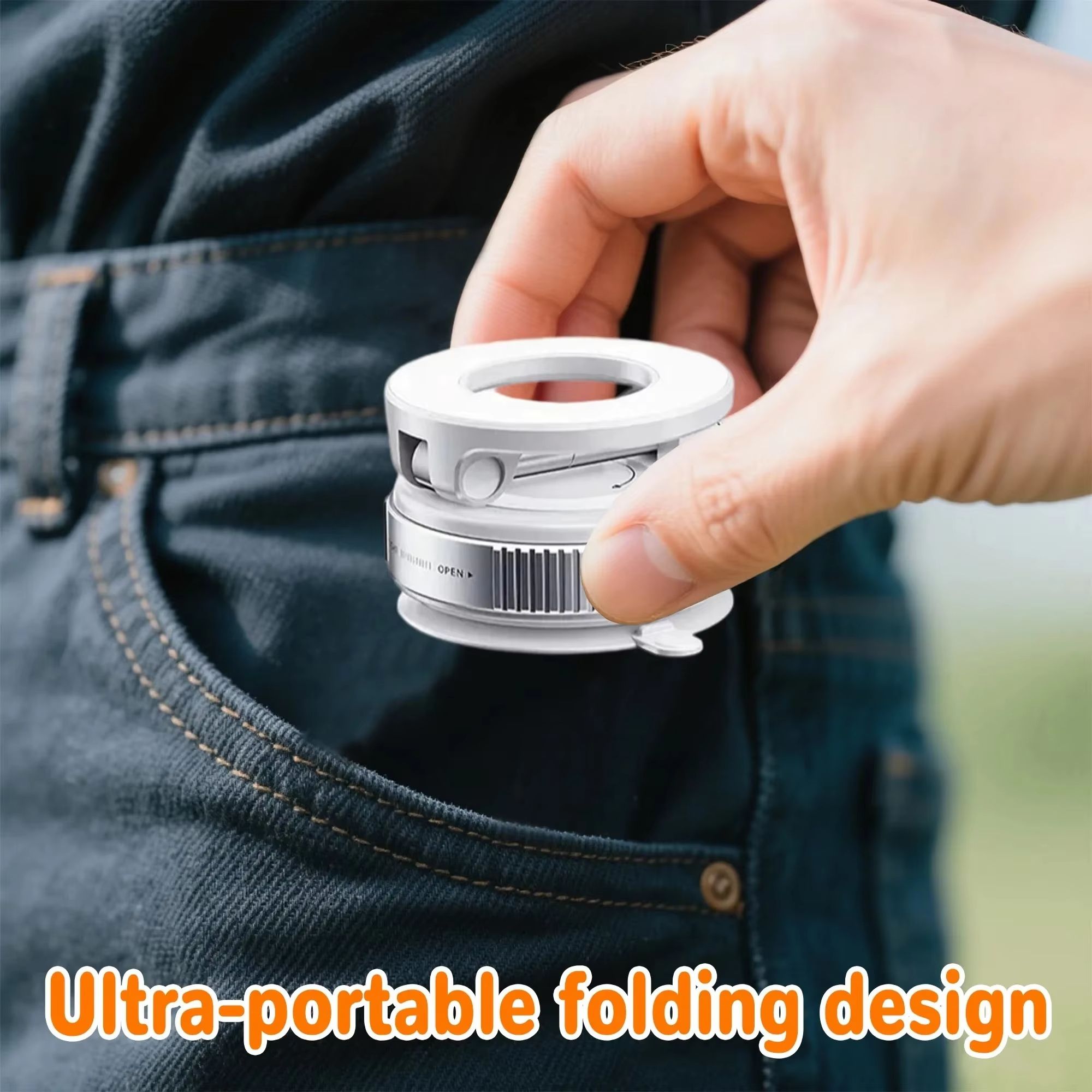 Car Vacuum Magnetic Phone Holder Portable 360°multifunctional Foldable Rotatable Suction Cup Stand for Iphone 16 Samsung Bracket