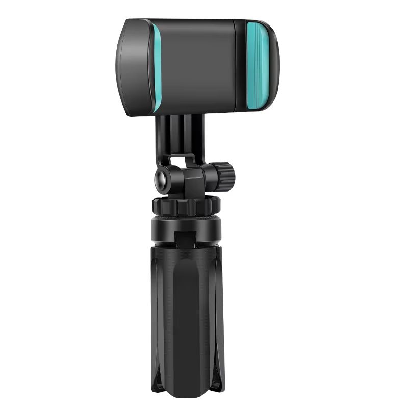 Adjustable Phone Tripod Stand Portable Foldable Desktop Holder 360 Rotatable Selfie Stick Live Streaming Stabilizer Compact