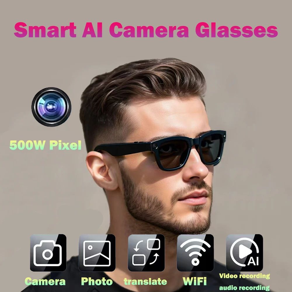 Smart Glasses Bluetooth Call Smart Sunglasses Outdoor Travel Runing Fishing Cycling Smart Sunglasses for Men Women