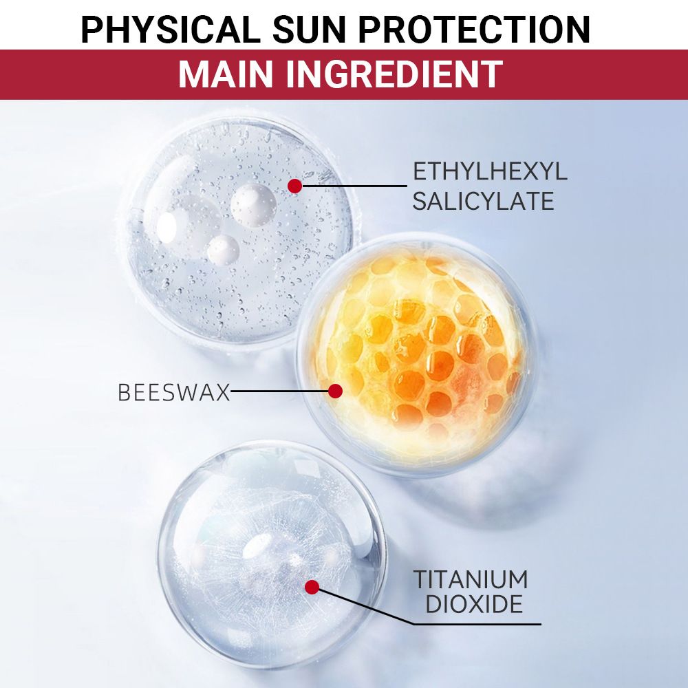 Face UV protection, sunscreen, waterproof, sweatproof, refreshing, non-greasy sunscreen cream