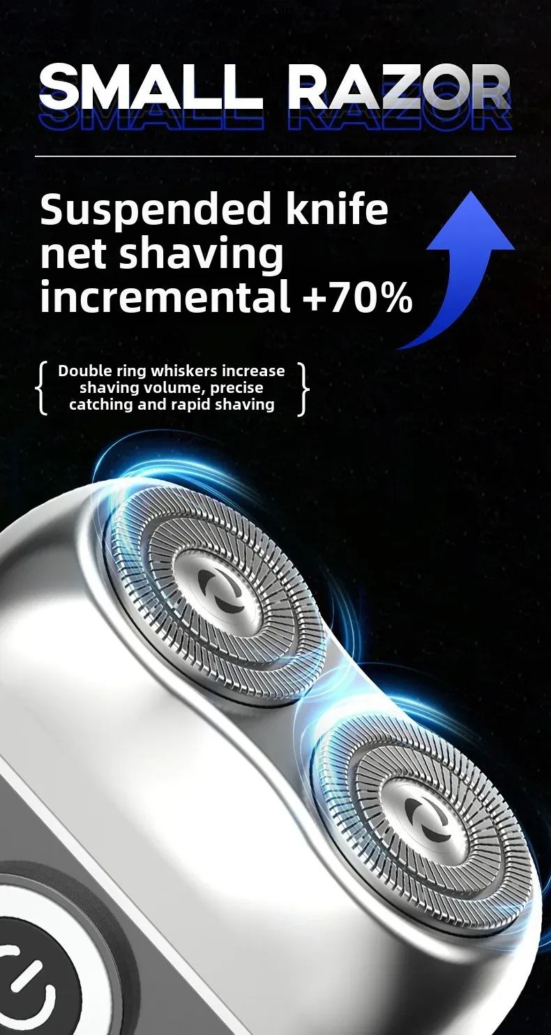 Men's Cross-Border Electric Shaver Ultra-Clean Charging Shaving Razor Full-Body Washing Shaving Razor For Smooth Clean-Shaven Fa