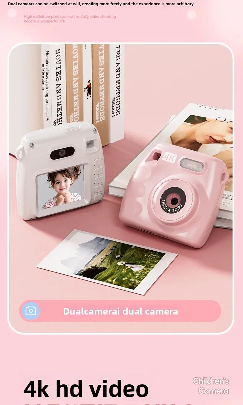 Portable Card Digital Camera CCD Student Children Mobile Phone Upload Cross-Border Popular Camera Compact Size Easy to Carry