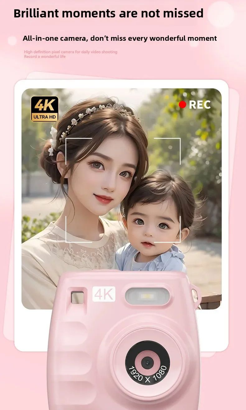 Portable Card Digital Camera CCD Student Children Mobile Phone Upload Cross-Border Popular Camera Compact Size Easy to Carry