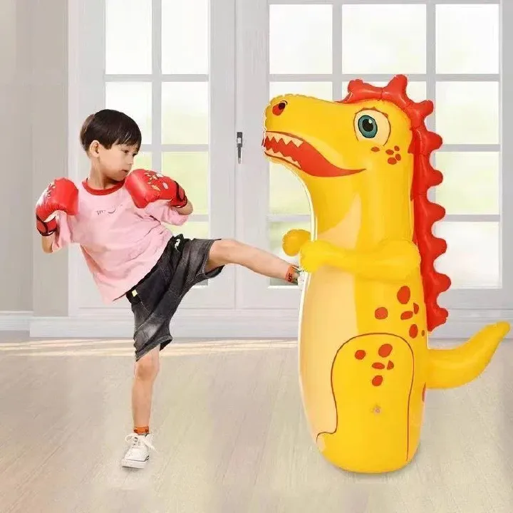 Tumbler Boxing Inflatable Dinosaur Punching Bag Boys Games Sport Toys Christmas Birthday Gift for Boys Girls Child Toys