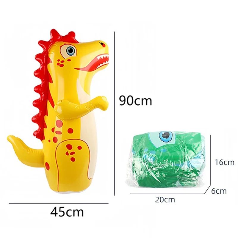 Tumbler Boxing Inflatable Dinosaur Punching Bag Boys Games Sport Toys Christmas Birthday Gift for Boys Girls Child Toys