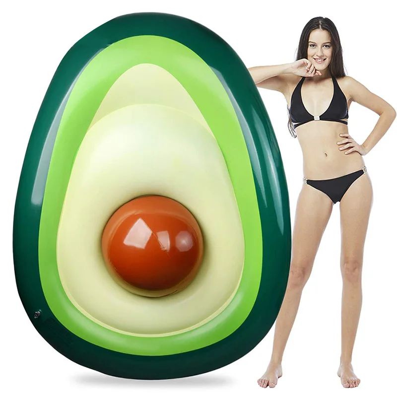 Inflatable Pool Float Avocado Inflatable Float Pool Swimming Ring Inflatable Pool Toys Adult Swim Circle Swim Buoy Boia piscina