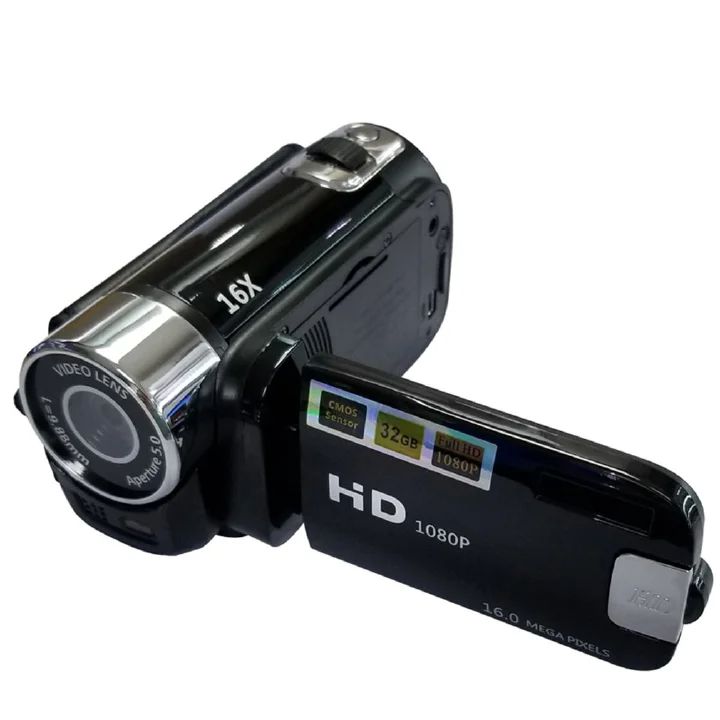 Harambee Digital Video Camera 1080P Full HD 16 Million Pixel DV Camcorder Digital Video Camera Screen 16X Night Shoot Zoom Digital Zoom