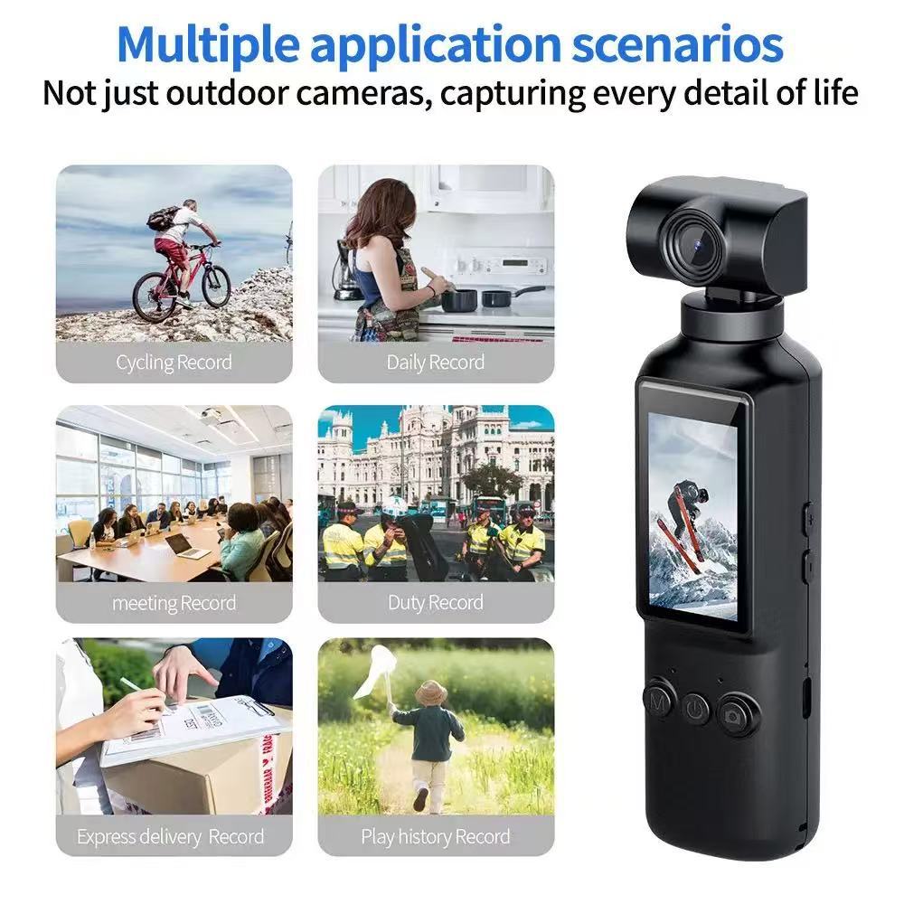 Pocket Camera X8 New Model 4K HD 1.99 IPS Large Screen Anti-shake Pocket Camera Mini Handheld Camera WIFI