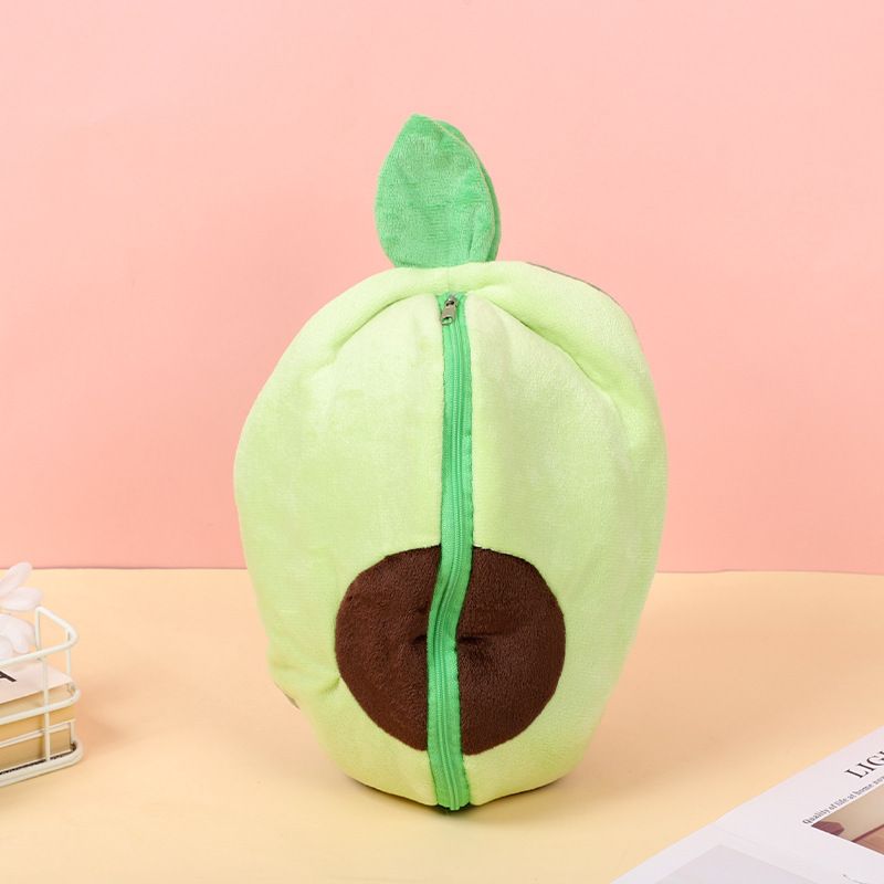 Toy breathing avocado strawberry donkey plush doll children's music doll figurine toy