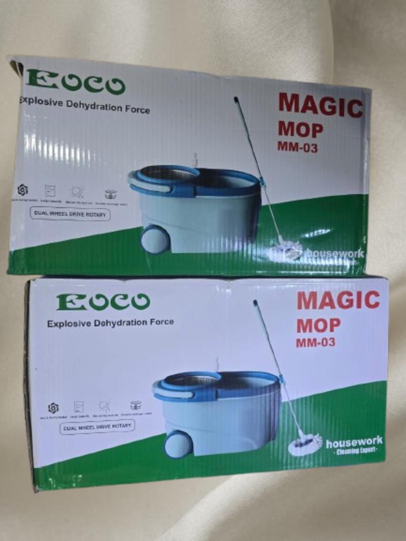Ecco magic mop big size with dual wheel drive rotary
