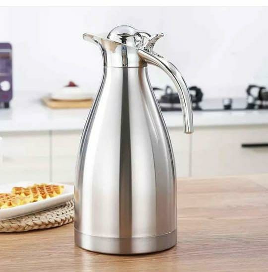 🎀Nice One Stainless Steel Vacuum Flask High-Quality Thermos - 2.0L - Silver (VFS-023-2.00L-Silver)🦋High-Quality Material
Easy To Clean
Resistant To Wear And Tear
Easy To Carry
Versatile Use
Smooth S