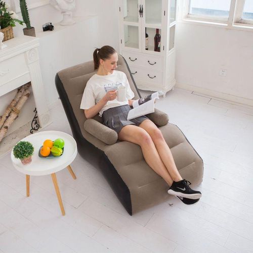 LIMITED OFFER🥳🥳New Design Inflatable Seat with Armrest / Lazy Sofa Plus FREE PUMP Inflatable Lazy Sofa Chair with Household air Pump, Foldable Lounge Chair with Armrests for Living Room, Bedroom, Of