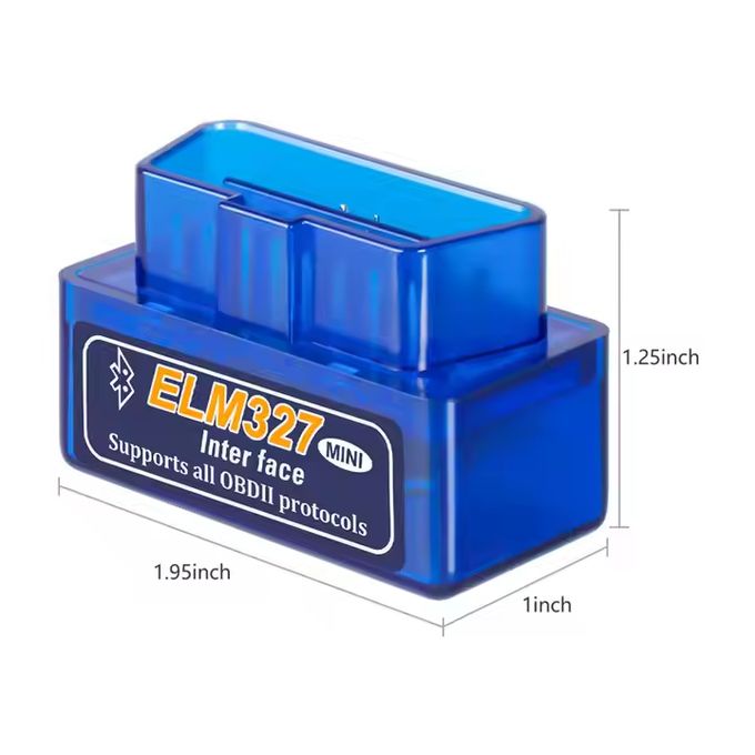 ELM327 Mini OBD2 Auto Diagnostic Scanner
This is a compact and powerful auto diagnostic scanner that connects to your car’s OBDII port. Using Bluetooth, it pairs with your smartphone or tablet