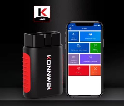 KONNWEI KDIAG Full System Professional OBDII Scanner
This is a professional Bluetooth OBDII diagnostic scanner that transforms your smartphone into a powerful full-system vehicle diagnostic tool.