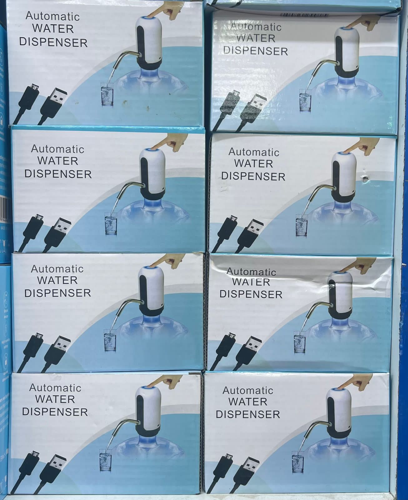 Automatic Water Dispenser Pump* Designed with safe material,  no toxic and no smell, 304 stainless steel water outlet, health and environmental protection3. Suitable for pure bottled drinking water