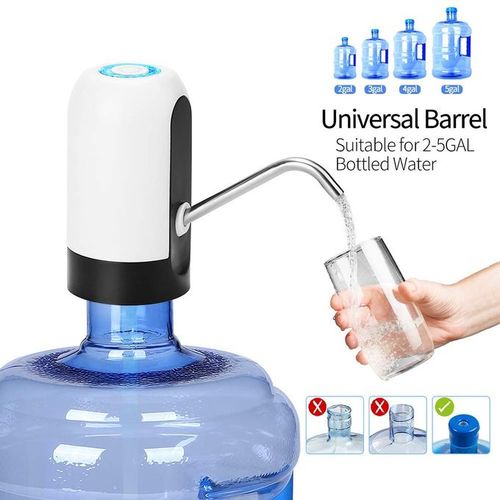Automatic Water Dispenser Pump* Designed with safe material,  no toxic and no smell, 304 stainless steel water outlet, health and environmental protection3. Suitable for pure bottled drinking water