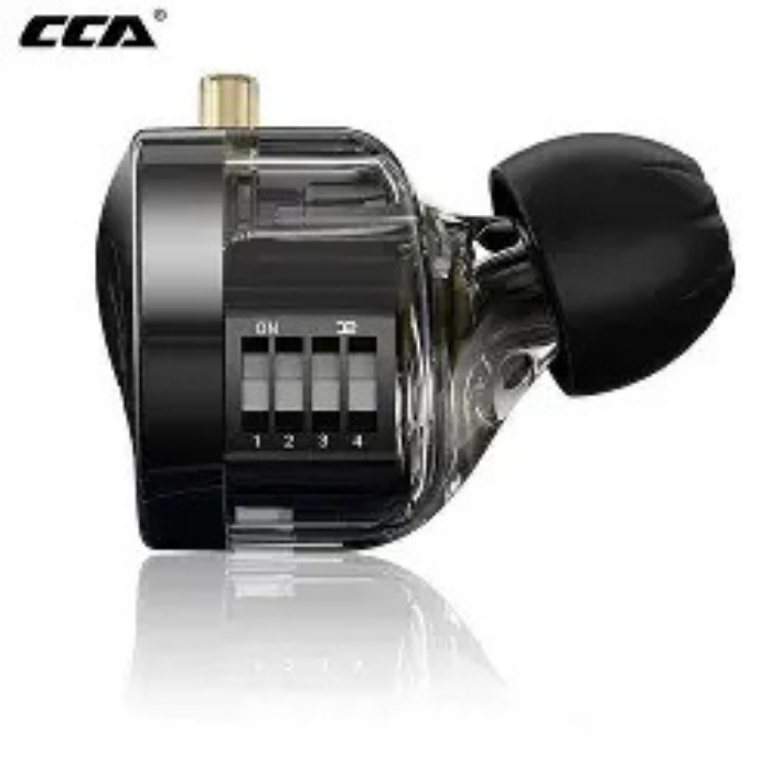 CCA Polaris Hybrid In-Ear Monitors | 1DD+6BA Drivers | Detachable 2-Pin Cable | HiFi IEM Earphones | Noise-Isolating Audiophile Headphones