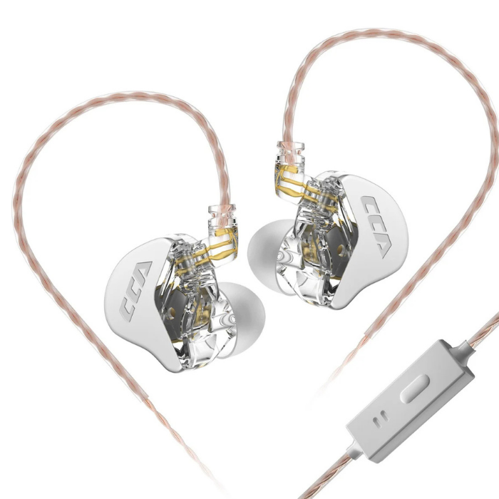 CCA CRA In-Ear Monitors (no mic) | Dynamic Driver IEMs | Hi-Fi Earphones | Detachable Cable | Professional Audio | Audiophile Earbuds | Studio Monitor Headphones