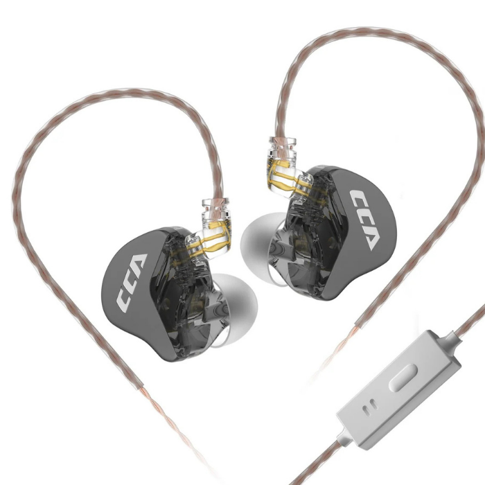 CCA CRA In-Ear Monitors (no mic) | Dynamic Driver IEMs | Hi-Fi Earphones | Detachable Cable | Professional Audio | Audiophile Earbuds | Studio Monitor Headphones