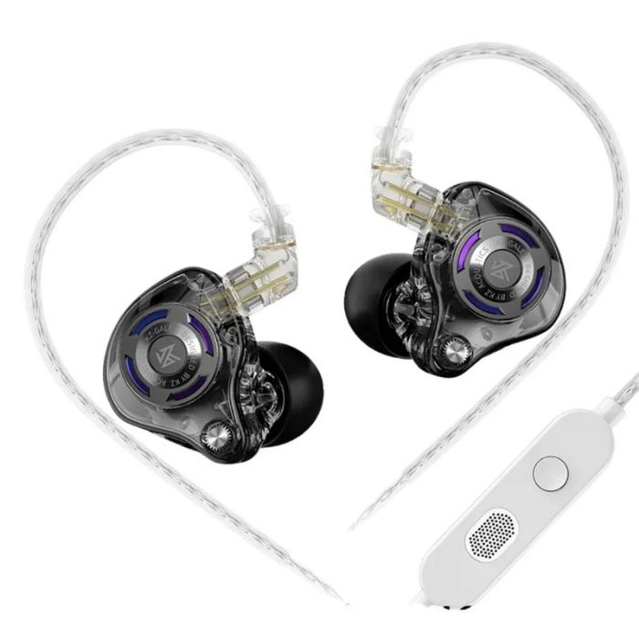 KZ Gale In-Ear Monitors (no mic) | Dynamic Driver IEMs | Hi-Fi Earphones | Detachable Cable | Professional Audio | Audiophile Earbuds | Studio Monitor Headphones