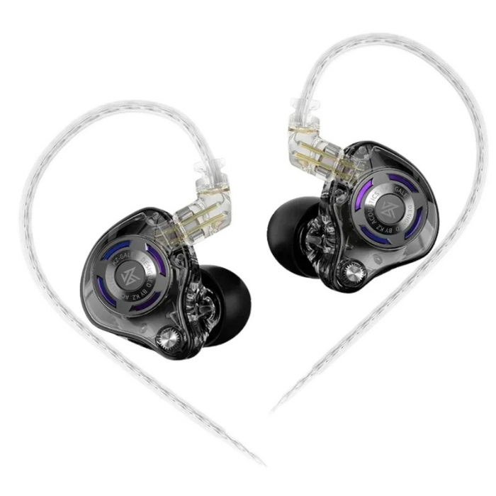 KZ Gale In-Ear Monitors (no mic) | Dynamic Driver IEMs | Hi-Fi Earphones | Detachable Cable | Professional Audio | Audiophile Earbuds | Studio Monitor Headphones