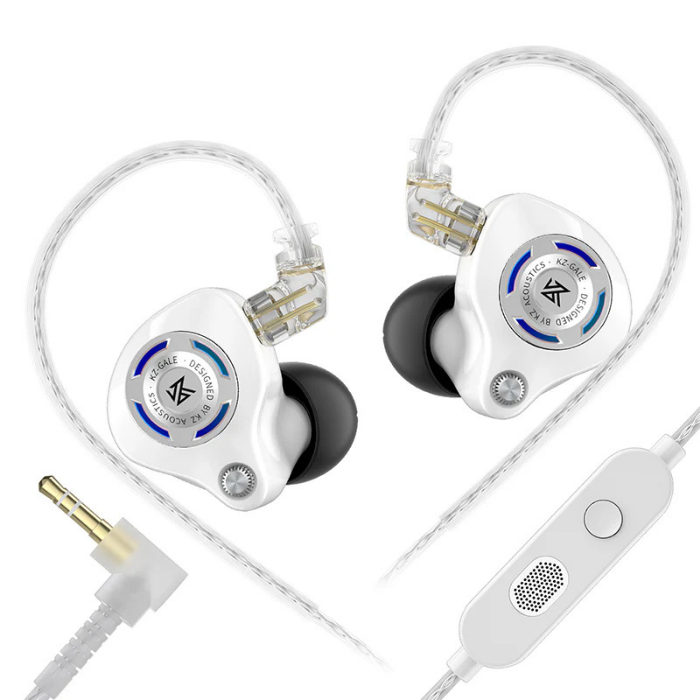KZ Gale In-Ear Monitors (no mic) | Dynamic Driver IEMs | Hi-Fi Earphones | Detachable Cable | Professional Audio | Audiophile Earbuds | Studio Monitor Headphones