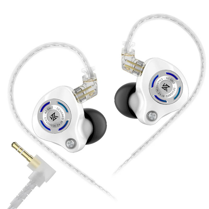 KZ Gale In-Ear Monitors (no mic) | Dynamic Driver IEMs | Hi-Fi Earphones | Detachable Cable | Professional Audio | Audiophile Earbuds | Studio Monitor Headphones