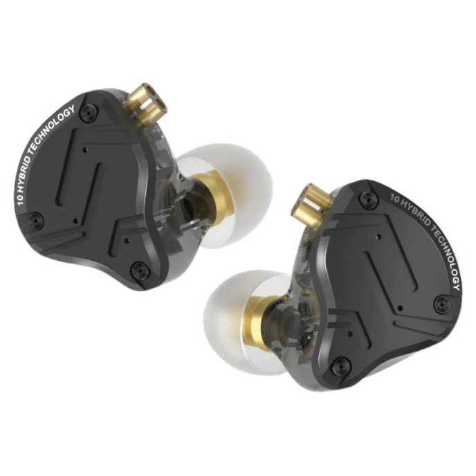 KZ ZS10 Pro X In-Ear Monitors | Hybrid 5-Driver HiFi IEMs | Detachable Cable | Enhanced Bass & Harman-Inspired Tuning
