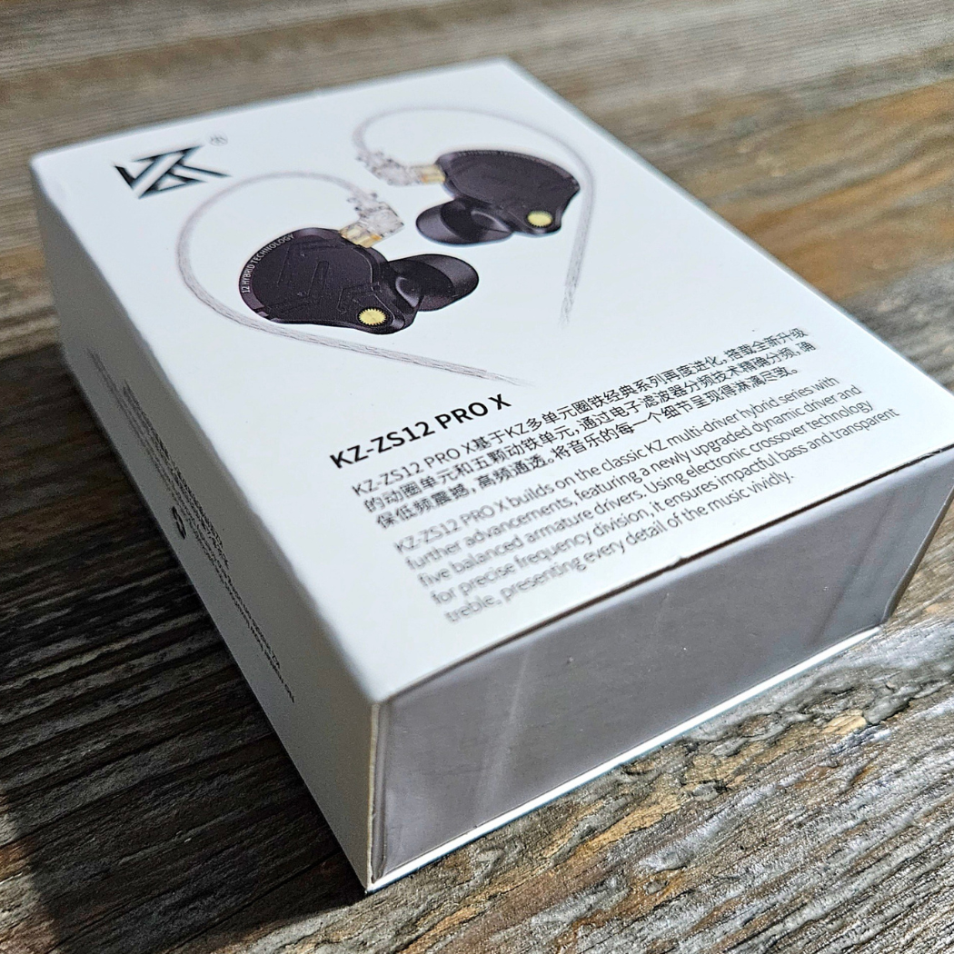 KZ ZS12 Pro X In-Ear Monitors | Hybrid Multi-Driver HiFi IEMs | Detachable Cable | Deep Bass & Harman-Inspired Tuning