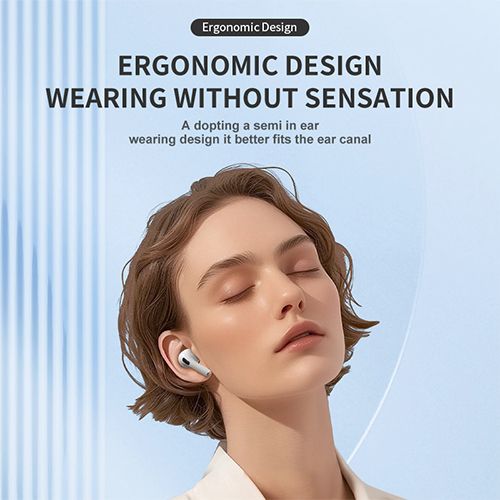 YooType E11 Touch Screen Wireless Earphones Color Display Smart ANC Noise Cancelling Bluetooth Earbuds HD Voice Call Deep Bass Stereo Sound Wireless Charging Case 36H Playtime for iOS Android Phones