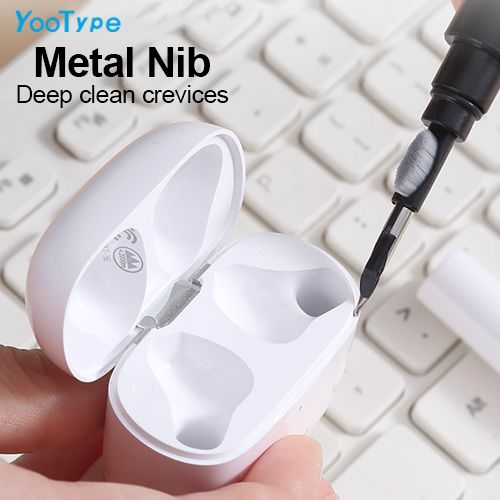 YooType Gen3 Earbuds Cleaning Pen Tools for Earpods Wireless Earphones Cleaner Kit Cleaning Brush Pen for Airpods Android Laptop Airbuds