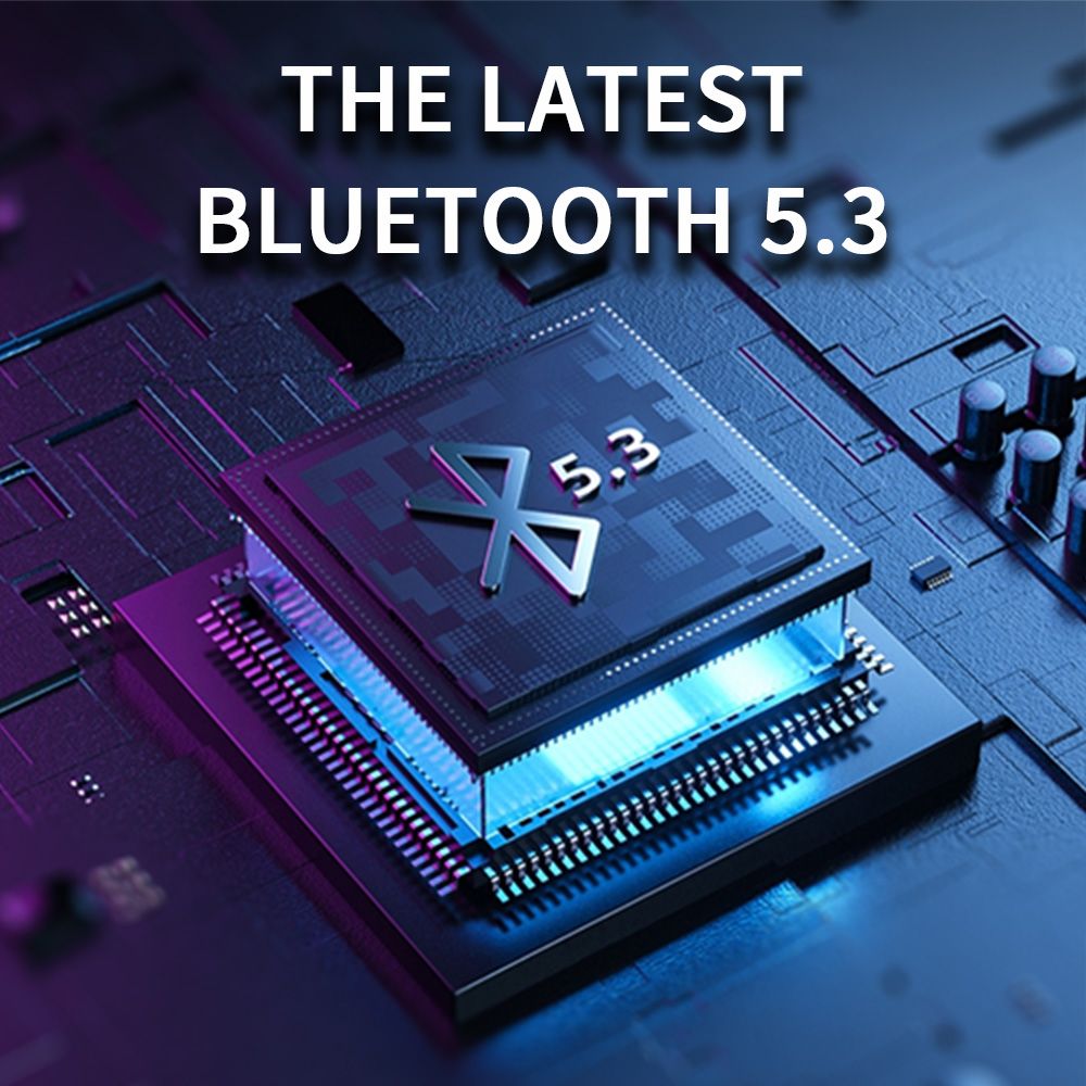 YooType GTS2422 Portable Bluetooth Speaker with Phone Holder Stand, 5W Wireless Speaker with FM Radio, TWS, USB/TF Card Playback, 360 Surround Sound, Black