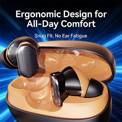 Wireless Earbuds YooType K60 Bluetooth 5.4 Earphones Hi-Fi Stereo Music Smart Noise Cancelling Pain-Free Comfortable Wear Mini Portable Invisible Headphones for Sport Gaming All iOS Android Phones