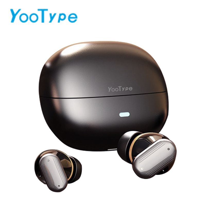 Wireless Earbuds YooType K60 Bluetooth 5.4 Earphones Hi-Fi Stereo Music Smart Noise Cancelling Pain-Free Comfortable Wear Mini Portable Invisible Headphones for Sport Gaming All iOS Android Phones