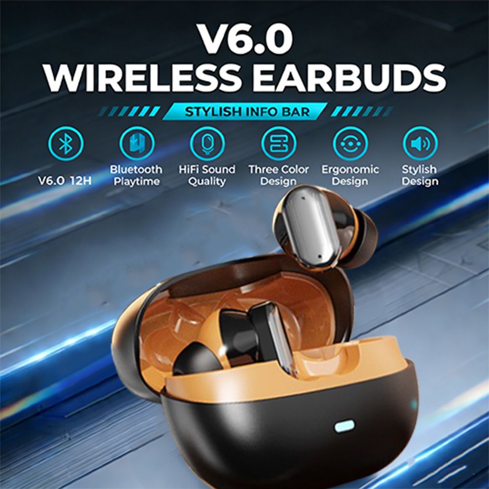 Wireless Earbuds YooType K60 Bluetooth 5.4 Earphones Hi-Fi Stereo Music Smart Noise Cancelling Pain-Free Comfortable Wear Mini Portable Invisible Headphones for Sport Gaming All iOS Android Phones