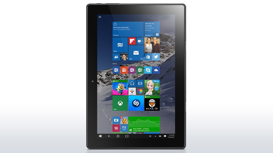 Refurbished Lenovo Miix320-101CR IdeaPad Tablet Intel ATOM x5-Z8350 4GB Ram 128GB SSD Storage 10.1''INCH windows 10,office 2016 ,windows 10,type c port ,memory card slot