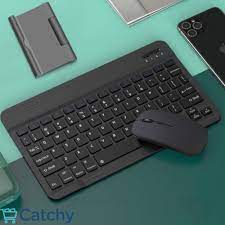 Ultra Thin Wireless Bluetooth Rechargeable USB Keyboard and Mouse Set for Computer Laptop, Phone, Ipad,and smart Tvs