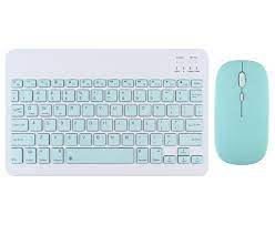 Ultra Thin Wireless Bluetooth Rechargeable USB Keyboard and Mouse Set for Computer Laptop, Phone, Ipad,and smart Tvs