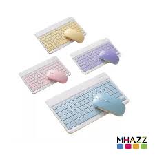 Ultra Thin Wireless Bluetooth Rechargeable USB Keyboard and Mouse Set for Computer Laptop, Phone, Ipad,and smart Tvs