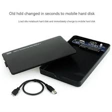 new 2.5inch hdd/ssd casing+500gb hdd ,2.0 usb cable  ,harddisk external casing +500gb .compatible with 2.5 inch any storage size(laptop harddisk or ssd ),sleek and portable case
