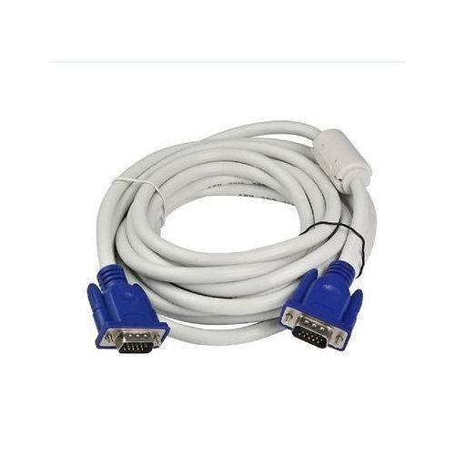 Original white HD 1080P VGA to VGA Cable 1.5M – Male to Male Video Extension for Laptop, PC, TV Box, Monitor & Projector