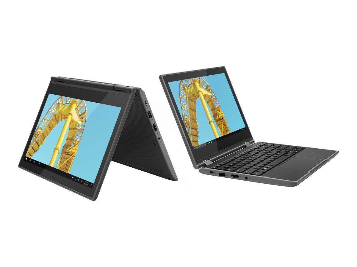 🔥 FREE Mouse | Lenovo 300e x360 | Convertible 2 in pentium silver 6th gen | 8 GB RAM | 128GB SSD | Touchscreen | 1080p FHD | 12.' Display | Double camera Laptop,windows 10+office 2016