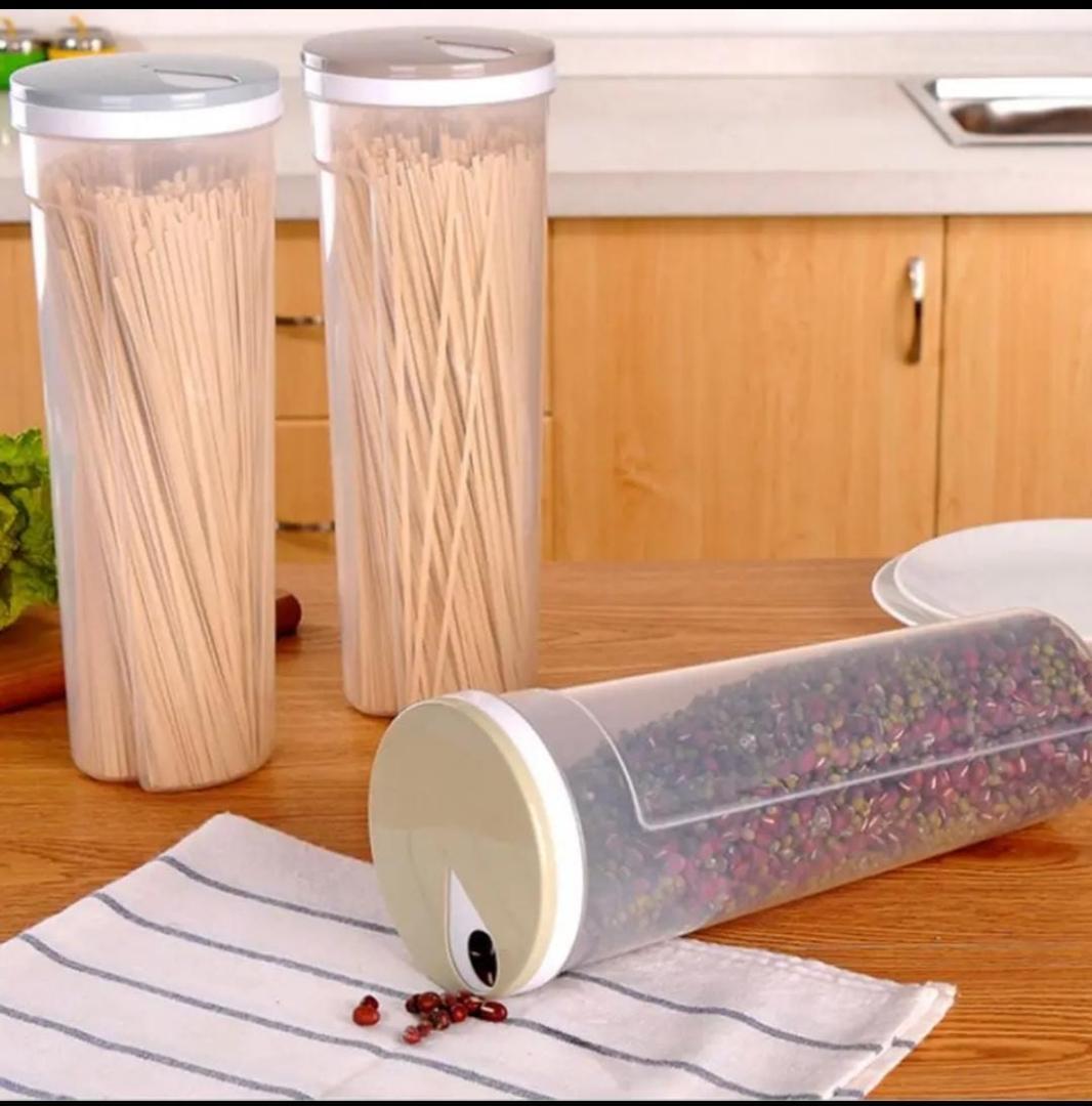 Grain storage spaghetti container