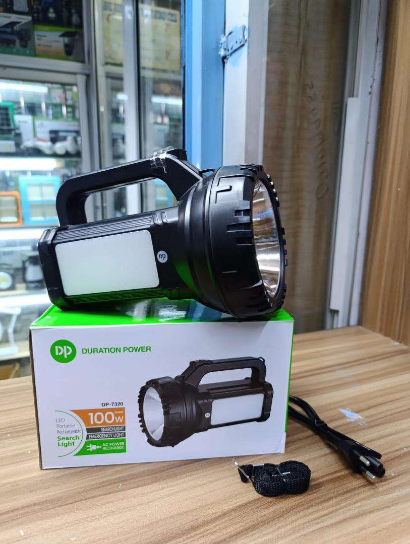 Dp 100W rechargeable torch with side light