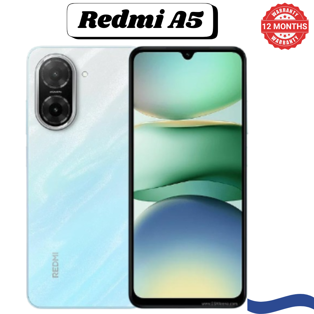 Latest Arrival !!! Redmi A5 Display 6.88" inch - 4GB + 128GB, Dual SIM ,32MP Main Camera, 8MP Front Camera , 5200mAh Battery , Side Fingerprint Sensor , USB Type-C Phones SmartPhone Phones