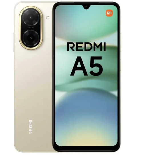 Latest Arrival !!! Redmi A5 Display 6.88" inch - 4GB + 128GB, Dual SIM ,32MP Main Camera, 8MP Front Camera , 5200mAh Battery , Side Fingerprint Sensor , USB Type-C Phones SmartPhone Phones