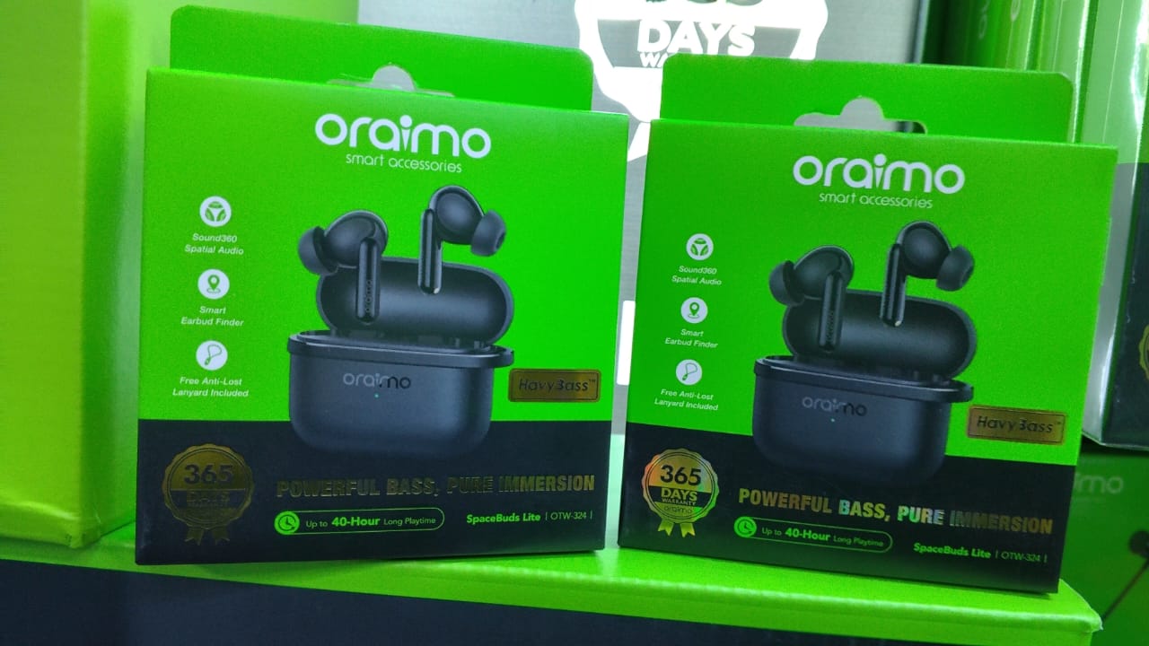 Oraimo SpaceBuds Lite Sound360 Anti-Lost True Wireless Earbuds