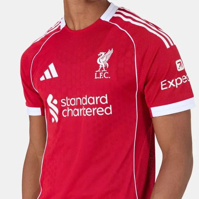 Liverpool 25/26 Home Red Jersey –y Football Kit | Breathable, Quick-Dry, Comfortable Match & Training Wear