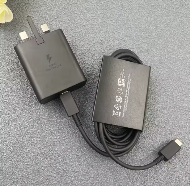 Samsung 45 Watts Super Fast Type C To C Charger For Galaxy, A05s, A15, A14,A35, A55, A34, A54, A06, A16, A26,A36, A56, A57, A37,S20 Plus,S20 Ultra,S21 +, S21 Ultra, S22, A07, A17, S24 Ultra, S25 Ultra