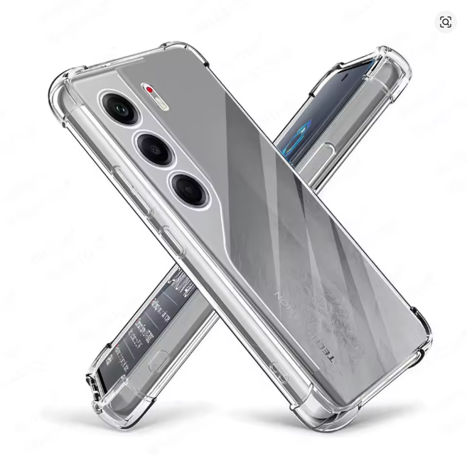 Tecno Camon 40 Pro Back Cover Transparent, Clear And Colorless With Unique And Stylish Heavy Duty Protection Phone Case/ Cover
